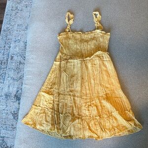 Yellow Mini Dress